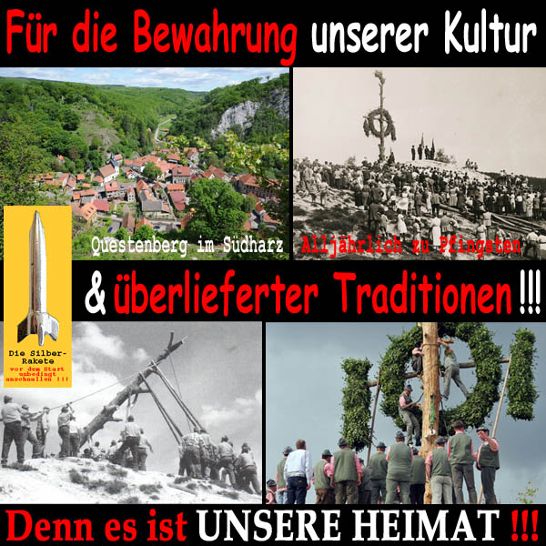 SilberRakete Bewahrung Kultur Tradition Unsere Heimat Questenbergfest