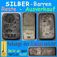 SilberRakete_Alte-Silber-Barren-Reste-Verkauf-Vorrat-wertlos