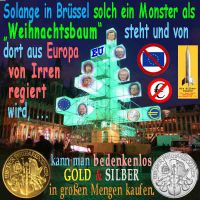 SilberRakete_Bruessel-Weihnachtsbaum-EU-Irre-GOLD-SILBER-kaufen