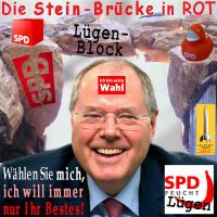 SilberRakete_Steinbrueck-Wahl-SPD-Ente-Bruecke-Luegen2