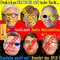 SilberRakete_Beliebte-Politiker-D-Steinmeier-Merkel-Schaeuble-deMaiziere-Gabriel-Gysi-SPUK-beenden