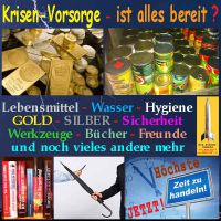 SilberRakete_Krisen-Vorsorge-GOLD-SILBER-Lebensmittel-Buecher-Sicherheit-vieles-mehr-Zeit