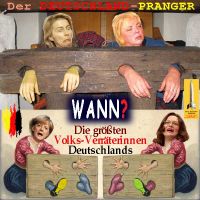 SilberRakete_Deutschland-Pranger-vdLeyen-CRoth-Merkel-Nahles-WANN-Fahne