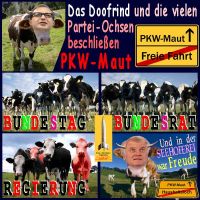 SilberRakete_Doofrind-Parteiochsen-beschliessen-PKW-Maut-Bundestag-Bundesrat-Dobrindt-Seehoferei