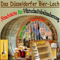 SilberRakete_Duesseldorfer-Bierloch-Strafstaette-Wirtschaftsbehinderung-Kraft-Loehrmenn-OBGeisel-Hinter-Gitter-Bier2