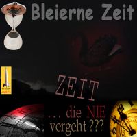 SilberRakete_Dunkle-Wolken-Bleierne-Zeit-Sanduhr-steht-Uhren-5vor12-Schwarzer-Schwan-Zeit-die-nie-vergeht