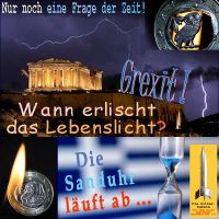 SilberRakete_Griechenland-Euro-Austritt-GREXIT-Akropolis-Gewitter-Eule-Lebenslicht-Zeit-Sanduhr-laeuft-ab