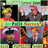 SilberRakete_Letzter-Karneval-wird-ploetzlich-enden-PolitNarren-Merkel-Gauck-Gabriel-deMaiziere