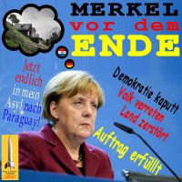 SilberRakete_Merkel-vor-dem-Ende-Asyl-Paraguay-Demokratie-kaputt-VolksVerrat-Auftrag-erfuellt