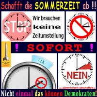 SilberRakete_Schafft-die-Sommerzeit-ab-Sofort-Nicht-einmal-das-koennen-Demokraten-Uhr-Stop-Verbot-Nein2