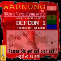 SilberRakete_Warnung-DEFCON1-hoechste-Verteidigungsstufe-Uhr-5vor12-gut-aufpassen