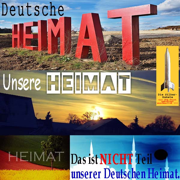 SilberRakete Deutsche-Heimat-Unsere-Heimat-Nicht-Teil-sind-Islam-Moscheen-Minarette-Muezzin