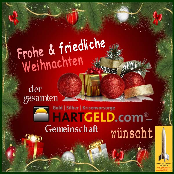 SilberRakete Frohe friedliche Weihnachten2016 der gesamten HG Gemeindschaft Tannen Kugeln