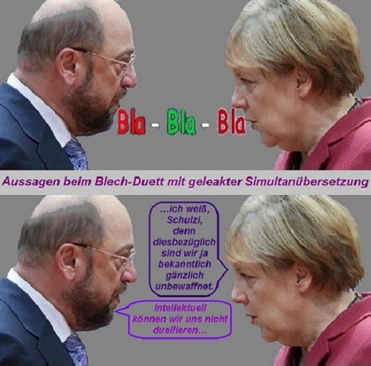 Ausgekrebst BlaBlaBla Duett Aussagen