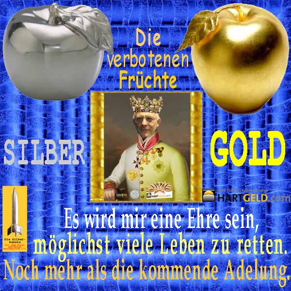 SilberRakete Die verbotenen Fruechte Aepfel GOLD SILBER HG WE Ehre Leben retten Mehr als Adelung