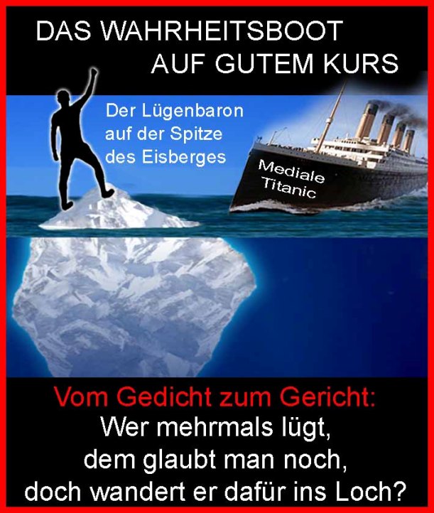 EK Das Wahrheitsboot auf gutem Kurs