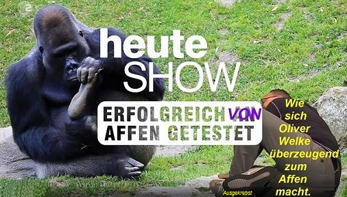 HK heute show Affe