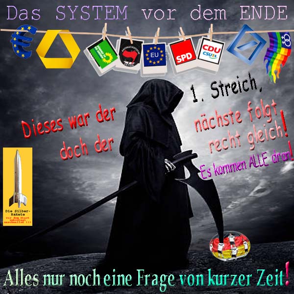 SilberRakete System vor Ende Euro CB Parteien DB Regenbogen Tod 1Streich WM Aus Alle folgen