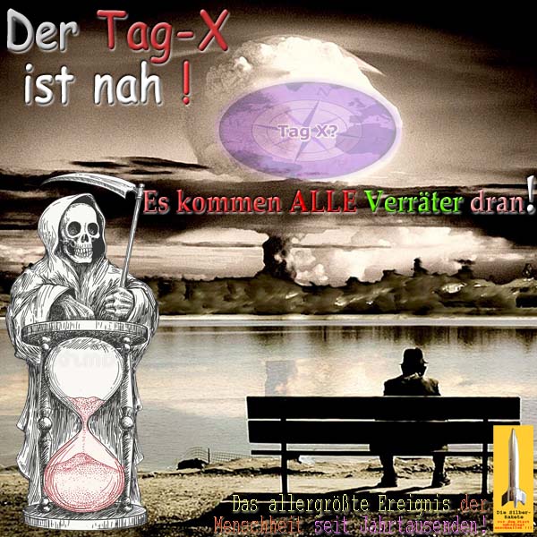 SilberRakete Tag X ist nah Explosion Tod an Sanduhr Alle Verraeter kommen dran Ereignis Menschheit