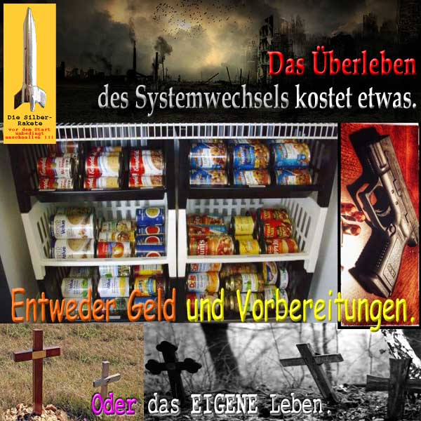 SilberRakete Ueberleben Systemwechsel kostet Entweder Geld Vorbereitungen Oder eigenes Leben